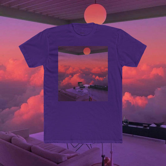 Dreamy Sunset Crew Tee - Unisex Cotton T-Shirt