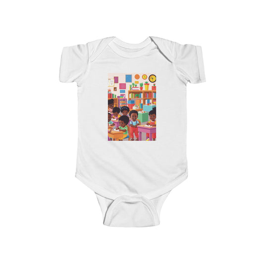 Colorful Classroom Infant Bodysuit - Perfect Gift for New Parents and Baby Showers