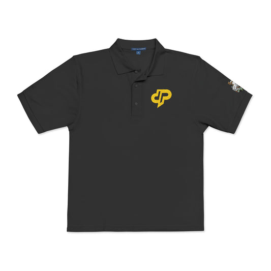 DP Drip Embroidered Polo Shirt - Casual & Versatile Wear